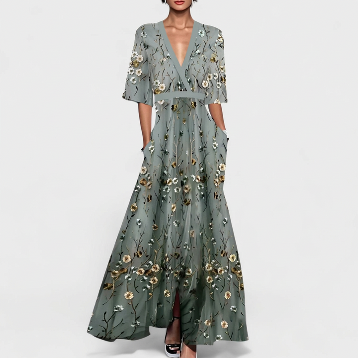 Rute - Robe maxi florale élégante
