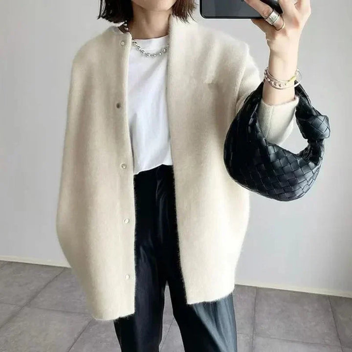 Vânia - Manteau en maille luxueux