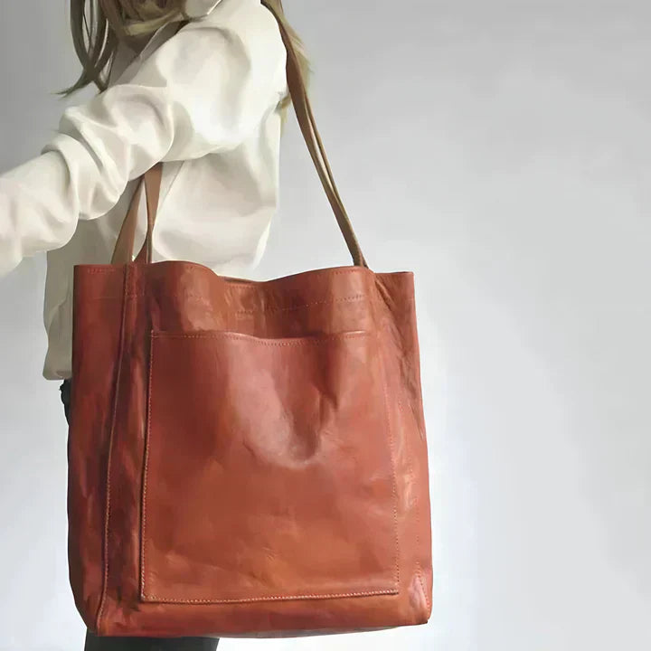 Elle - Sac à bandoulière classique en cuir