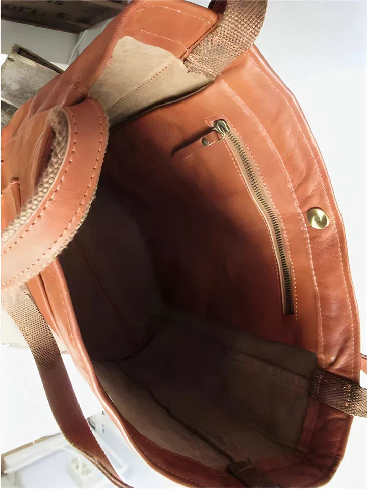 Elle - Sac à bandoulière classique en cuir