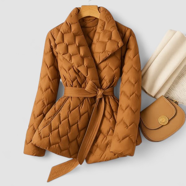 Sofia - Manteau en Plumes Chaud