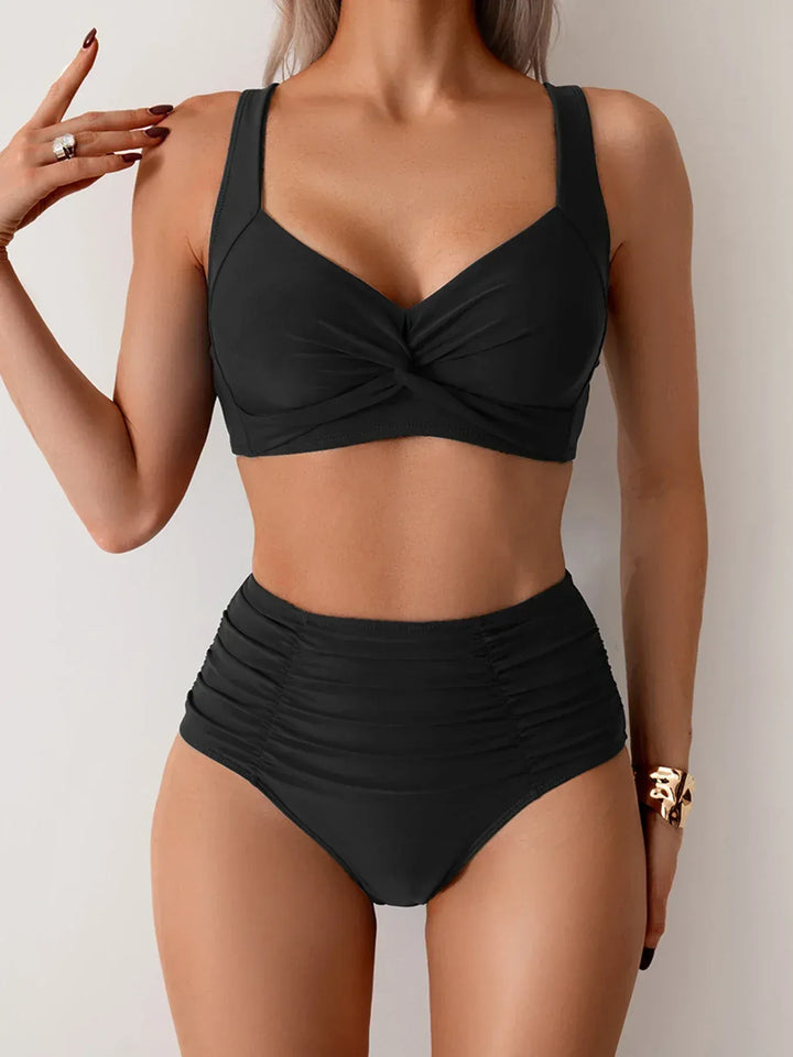 High-Waisted Bikini Model Sofia