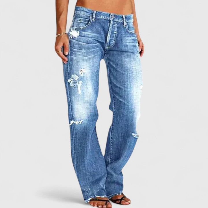 Liliana - Pantalons en Jean de Style Élégant