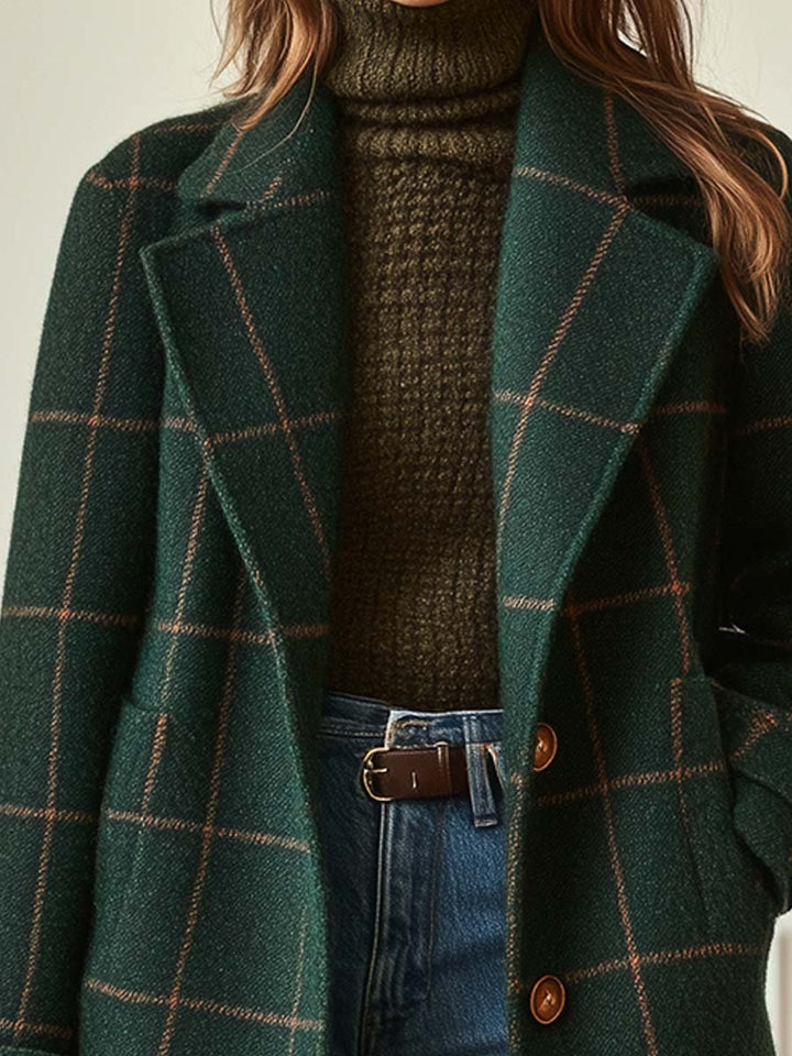 Irlande - Manteau à Motif Tartane