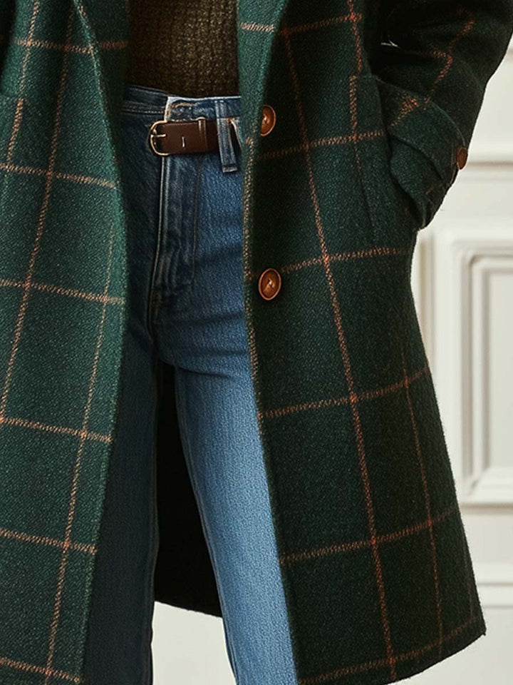 Irlande - Manteau à Motif Tartane