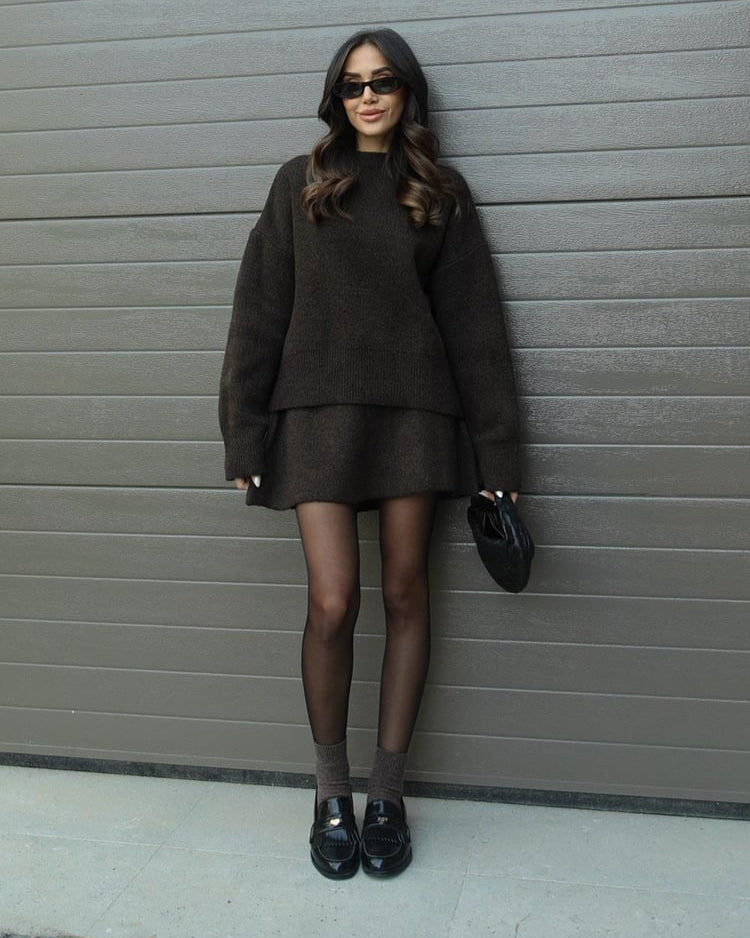 Lara - Ensemble en Maille Automne