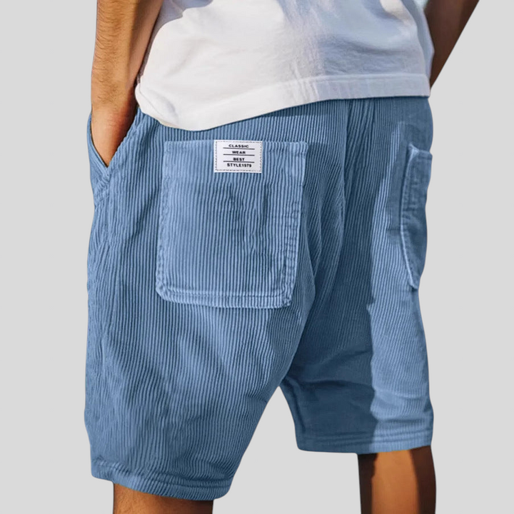 Pedro - Pantalons Courts Élégants en Velours