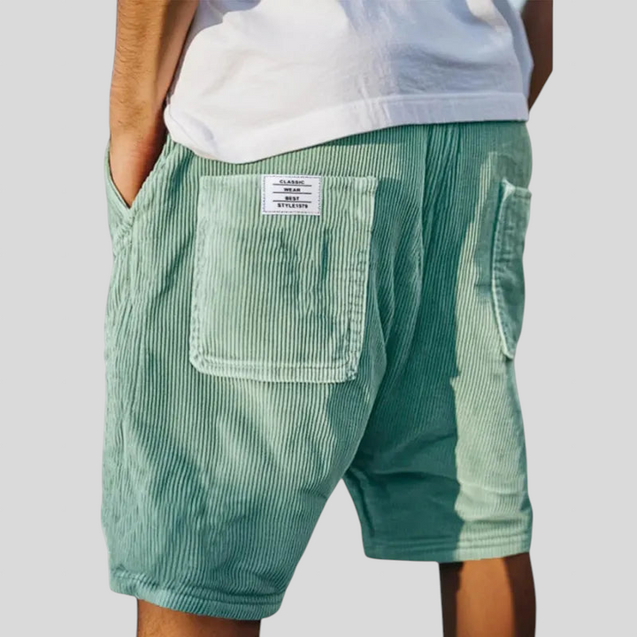 Pedro - Pantalons Courts Élégants en Velours