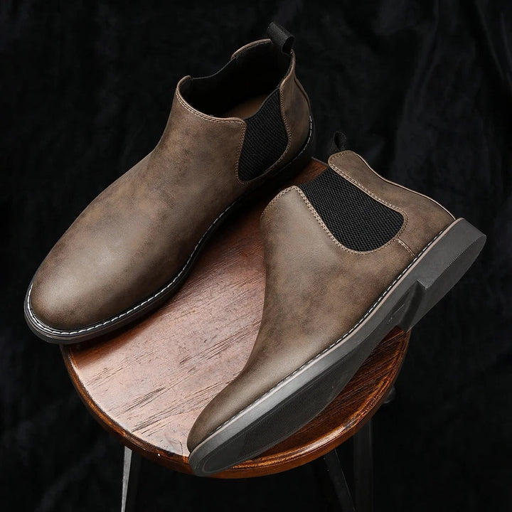 Dinis - Bottines Chelsea en Cuir