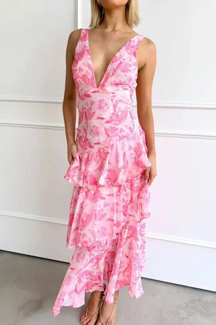 Eli - Robe Maxi Élégante Été