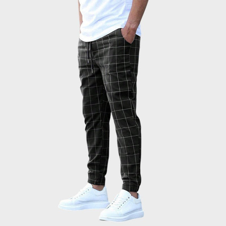 Mário - Pantalons de sport à rayures stylisées