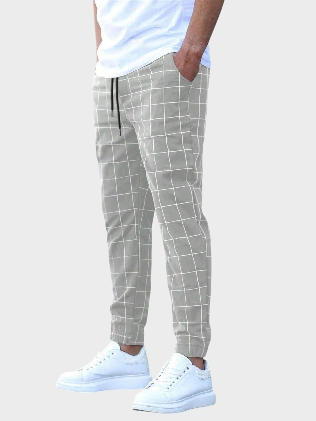 Mário - Pantalons de sport à rayures stylisées