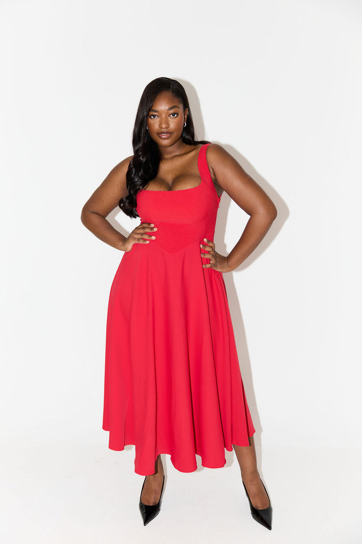 Amélia - Robe Midi Intemporelle