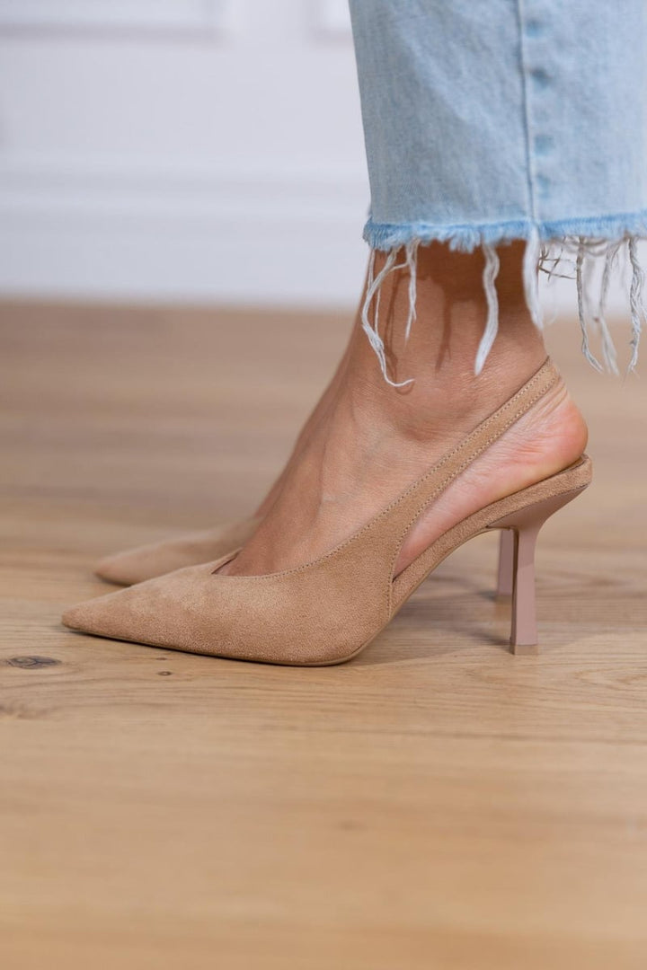 Marlena - Escarpins à bride nude avec un talon fin