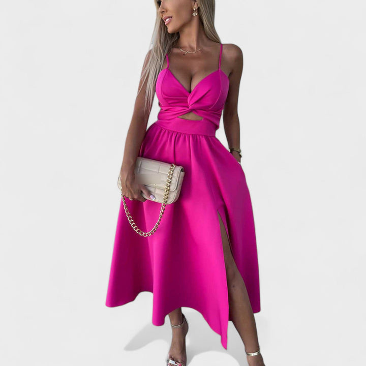 Cielo - Robe Midi avec Ouverture