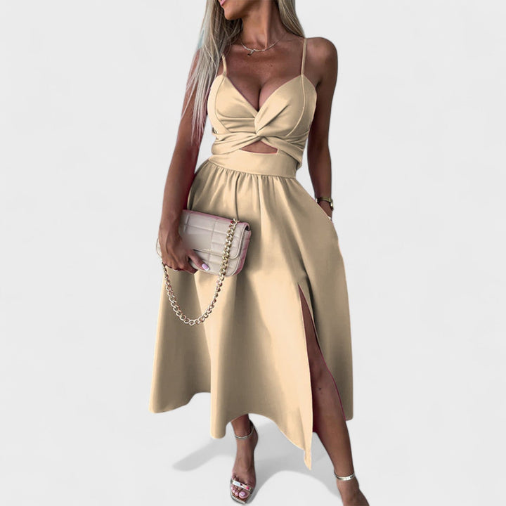 Cielo - Robe Midi avec Ouverture