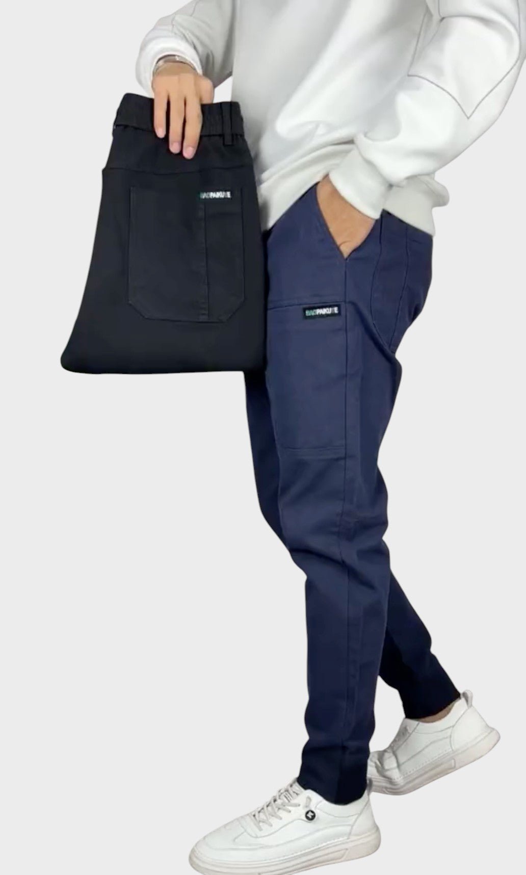 Tomás - Pantalons cargo avec élasticité