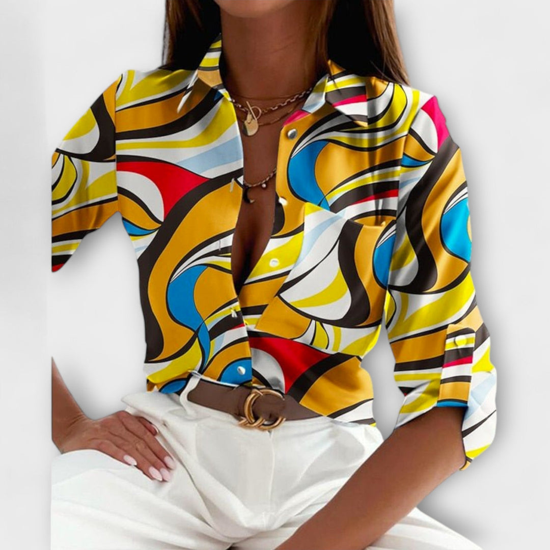 Romina - Blouse à col classique