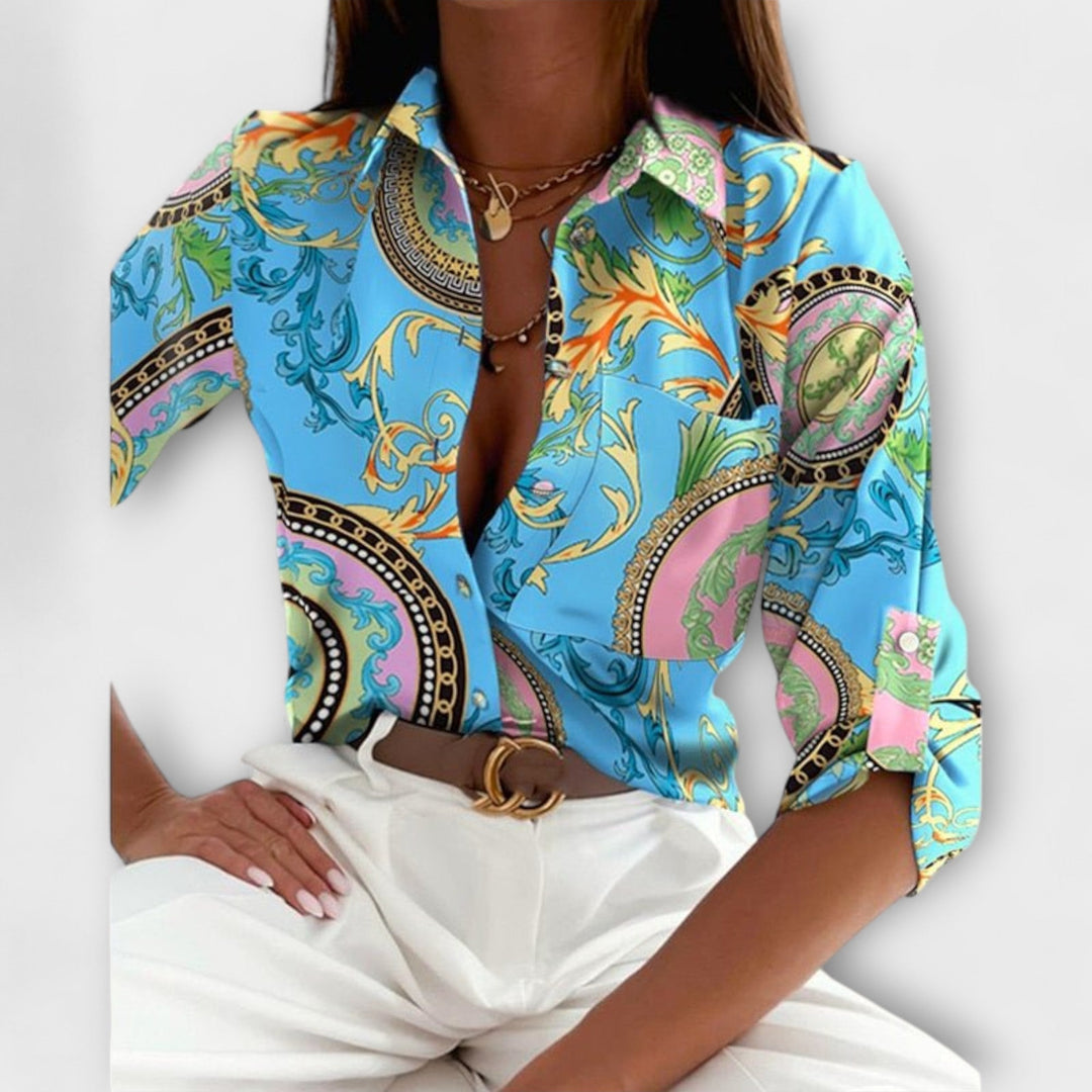 Romina - Blouse à col classique