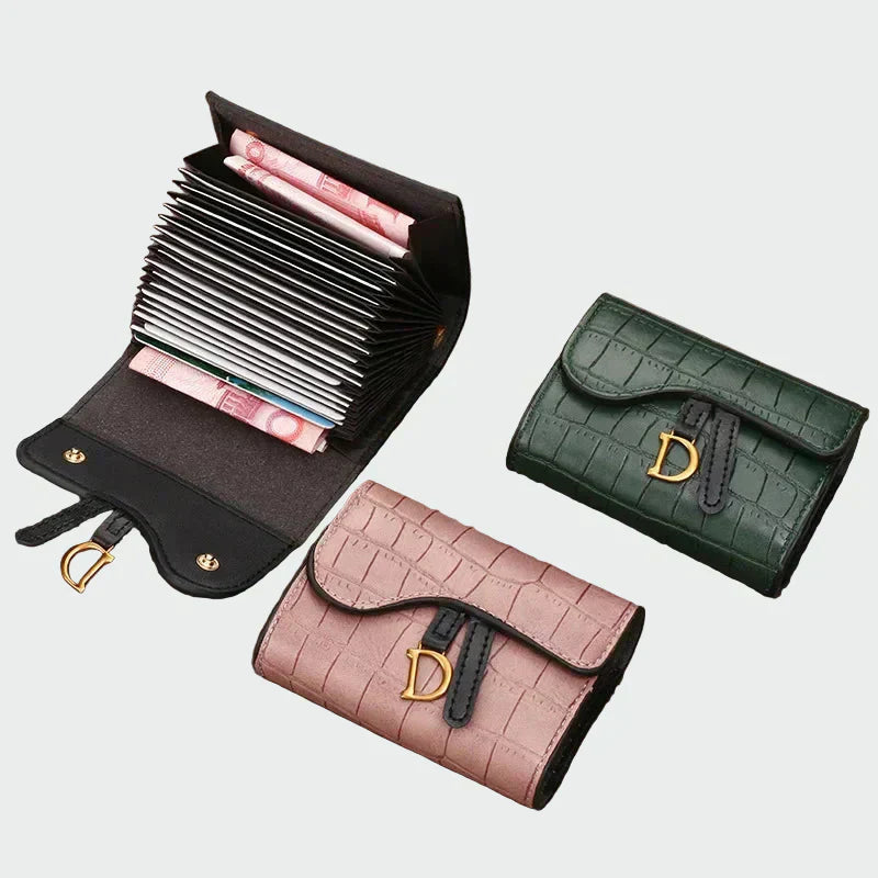 Portefeuille en cuir de luxe